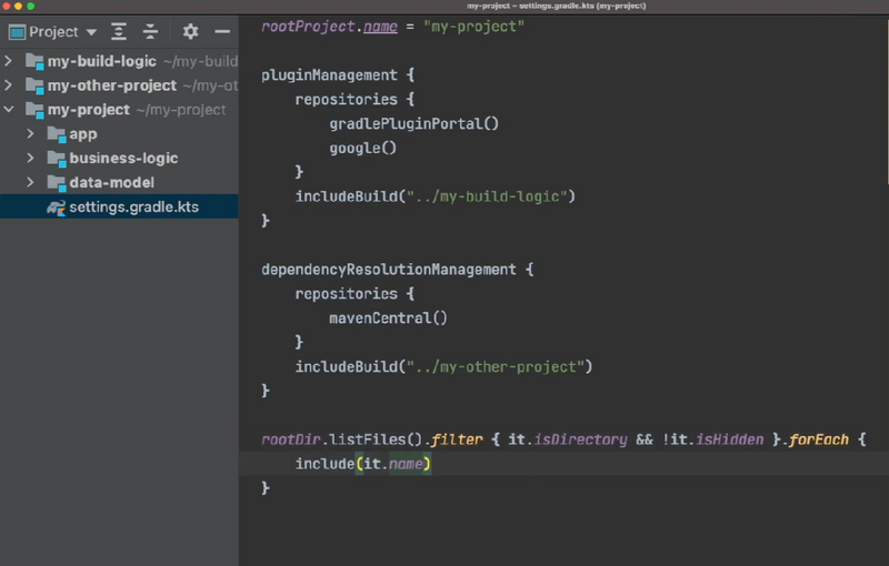gradle'ı anlamak (understanding gradle) settings plugins